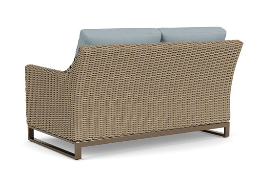 Lloyd Flanders - Milan Loveseat In Brushwood Finish With Kadogo Lake Fabric - 4750501882041 view 2