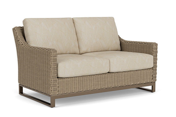 Lloyd Flanders - Milan Loveseat In Brushwood Finish With Laurel Ecru Fabric - 4750501882057 view 1