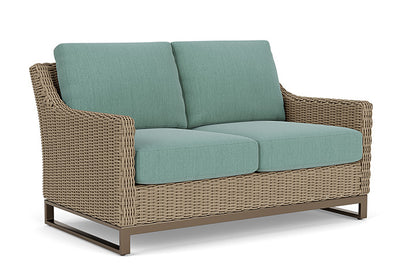 Lloyd Flanders - Milan Loveseat In Brushwood Finish With Loveboat Mint Fabric - 4750501882010 view 1