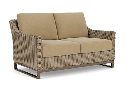 Lloyd Flanders - Milan Loveseat In Brushwood Finish With Loveboat Saffron Fabric - 4750501882009 view 1
