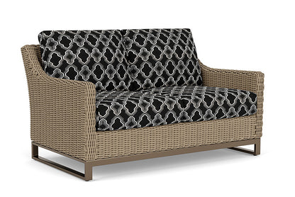 Lloyd Flanders - Milan Loveseat In Brushwood Finish With Luna Onyx Fabric - 4750501882071 view 1