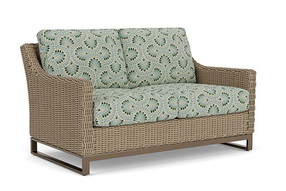 Lloyd Flanders - Milan Loveseat In Brushwood Finish With Plume Spring Fabric - 4750501882085 view 1