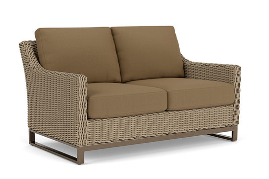 Lloyd Flanders - Milan Loveseat In Brushwood Finish With Reflections Straw Fabric - 4750501882053 view 1