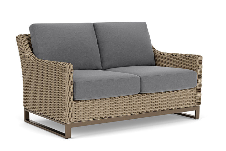 Lloyd Flanders - Milan Loveseat In Brushwood Finish With Remy Graphite Fabric - 4750501882003 view 1