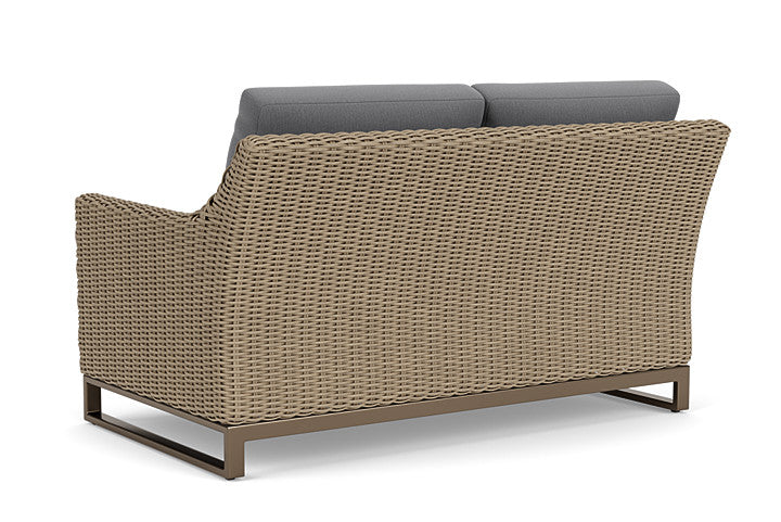 Lloyd Flanders - Milan Loveseat In Brushwood Finish With Remy Graphite Fabric - 4750501882003 view 2