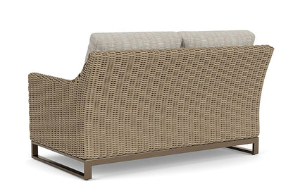 Lloyd Flanders - Milan Loveseat In Brushwood Finish With Romulo Mineral Fabric - 4750501882050 view 2