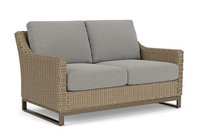 Lloyd Flanders - Milan Loveseat In Brushwood Finish With Rumba Nickel Fabric - 4750501882011 view 1