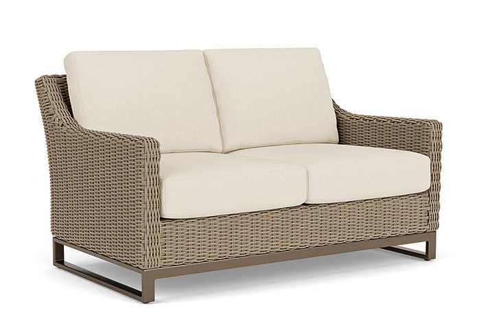 Lloyd Flanders - Milan Loveseat In Brushwood Finish With Sailcloth Sailor Fabric - 475050188434 view 1