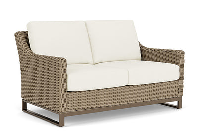 Lloyd Flanders - Milan Loveseat In Brushwood Finish With Sailcloth Salt Fabric - 475050188890 view 1