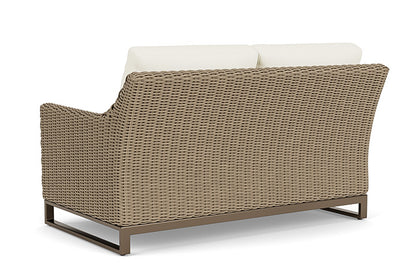 Lloyd Flanders - Milan Loveseat In Brushwood Finish With Sailcloth Salt Fabric - 475050188890 view 2