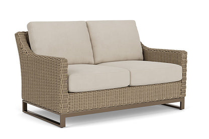 Lloyd Flanders - Milan Loveseat In Brushwood Finish With Sandberg Flax Fabric - 4750501882027 view 1