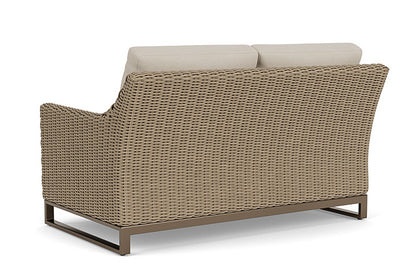 Lloyd Flanders - Milan Loveseat In Brushwood Finish With Sandberg Flax Fabric - 4750501882027 view 2