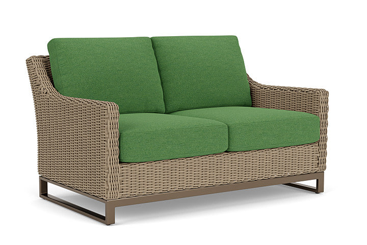 Lloyd Flanders - Milan Loveseat In Brushwood Finish With Seadog Botanical Fabric - 4750501882066 view 1