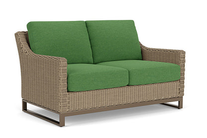 Lloyd Flanders - Milan Loveseat In Brushwood Finish With Seadog Botanical Fabric - 4750501882066 view 1