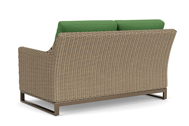 Lloyd Flanders - Milan Loveseat In Brushwood Finish With Seadog Botanical Fabric - 4750501882066 view 2