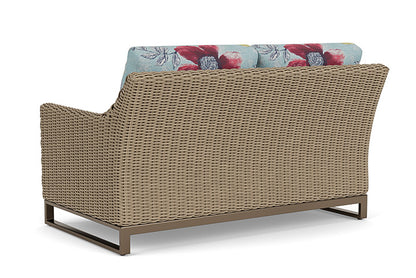 Lloyd Flanders - Milan Loveseat In Brushwood Finish With Serena Floral Meadow Fabric - 4750501882079 view 2