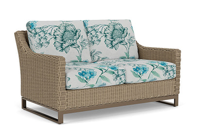 Lloyd Flanders - Milan Loveseat In Brushwood Finish With Serena Floral Mist Fabric - 4750501882078 view 1