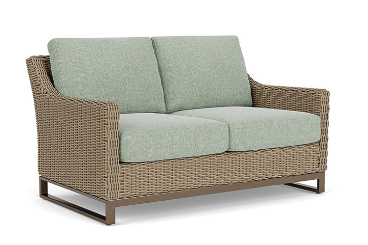 Lloyd Flanders - Milan Loveseat In Brushwood Finish With Serene Spa Fabric - 4750501882031 view 1