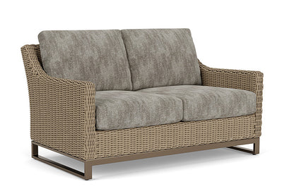 Lloyd Flanders - Milan Loveseat In Brushwood Finish With Surface Slate Fabric - 4750501882056 view 1