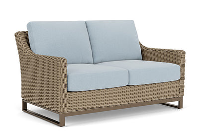 Lloyd Flanders - Milan Loveseat In Brushwood Finish With Unearth Dew Fabric - 4750501882084 view 1