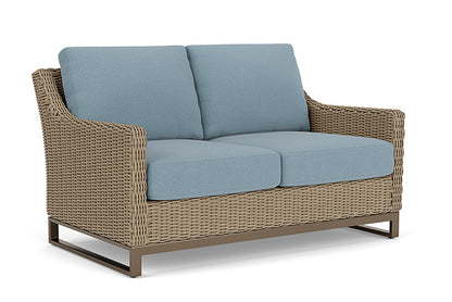 Lloyd Flanders - Milan Loveseat In Brushwood Finish With Unearth Mist Fabric - 4750501882068 view 1