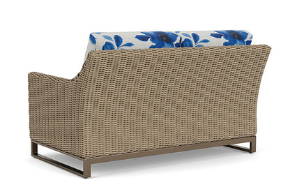 Lloyd Flanders - Milan Loveseat In Brushwood Finish With Watercolor Blossom Capri Fabric - 475050188672 view 2