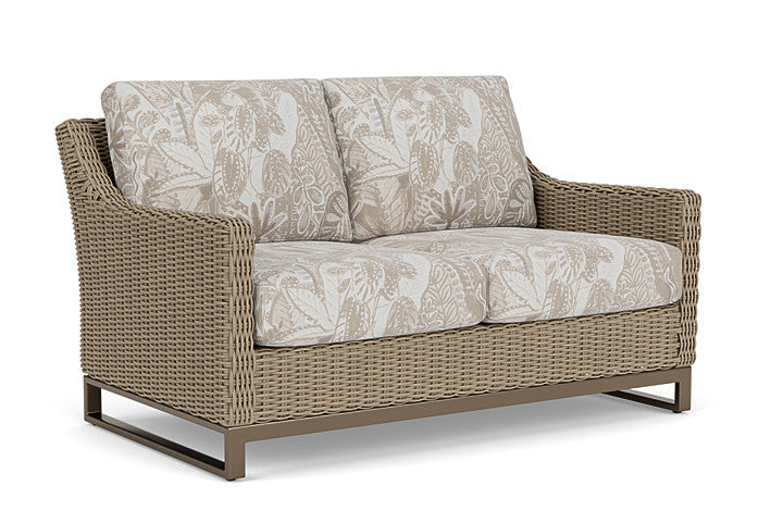 Lloyd Flanders - Milan Loveseat In Brushwood Finish With Wayfarer Dune Fabric - 4750501882073 view 1