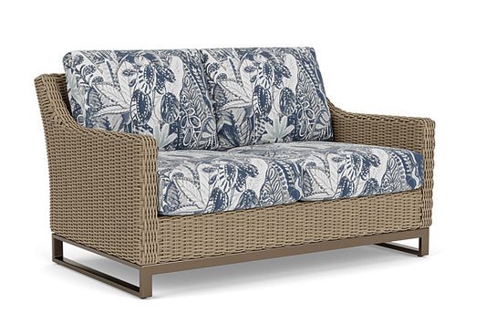 Lloyd Flanders - Milan Loveseat In Brushwood Finish With Wayfarer Mist Fabric - 4750501882074 view 1