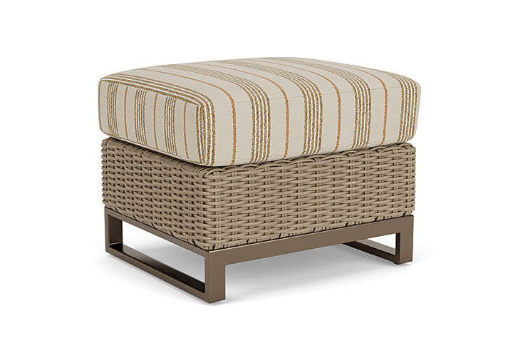 Lloyd Flanders - Milan Ottoman In Brushwood Finish With Amber Waves Fabric - 4750171882044 view 1