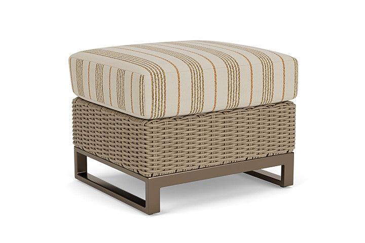 Lloyd Flanders - Milan Ottoman In Brushwood Finish With Amber Waves Fabric - 4750171882044 view 2