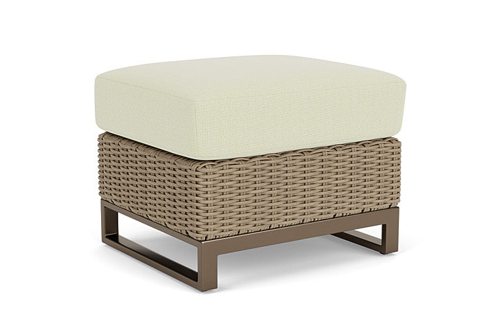 Lloyd Flanders - Milan Ottoman In Brushwood Finish With Bamboo Bay Meadow Fabric - 4750171882060 view 1