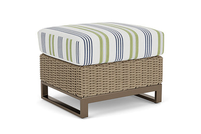 Lloyd Flanders - Milan Ottoman In Brushwood Finish With Berkely Hall Green Fabric - 4750171882062 view 2