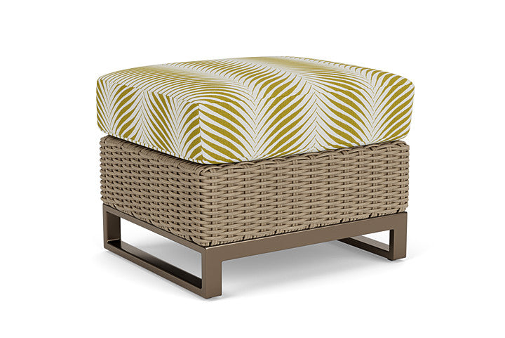 Lloyd Flanders - Milan Ottoman In Brushwood Finish With Clock Out Dew Fabric - 4750171882083 view 1