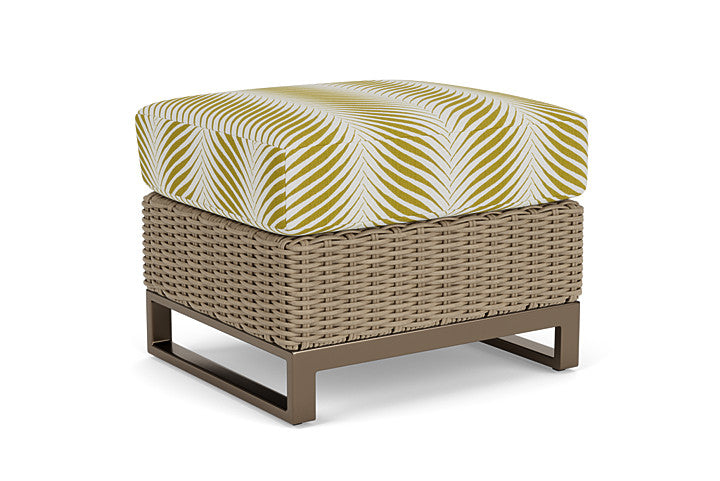 Lloyd Flanders - Milan Ottoman In Brushwood Finish With Clock Out Dew Fabric - 4750171882083 view 2