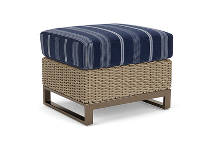 Lloyd Flanders - Milan Ottoman In Brushwood Finish With Consider Indigo Fabric - 4750171881969 view 2