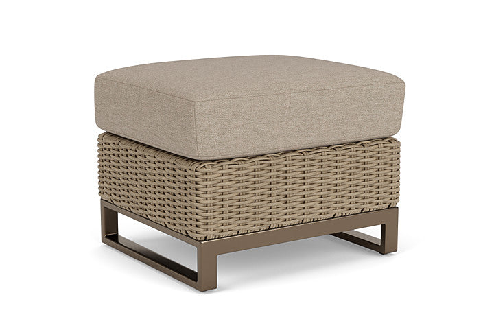 Lloyd Flanders - Milan Ottoman In Brushwood Finish With Demo Oatmeal Fabric - 475017188080 view 1