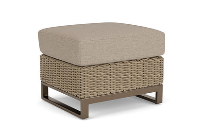 Lloyd Flanders - Milan Ottoman In Brushwood Finish With Demo Oatmeal Fabric - 475017188080 view 2