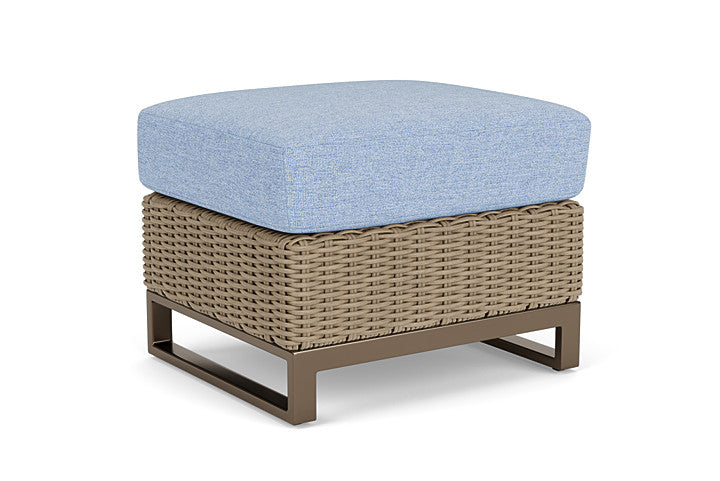 Lloyd Flanders - Milan Ottoman In Brushwood Finish With Demo Skyway Fabric - 475017188065 view 1