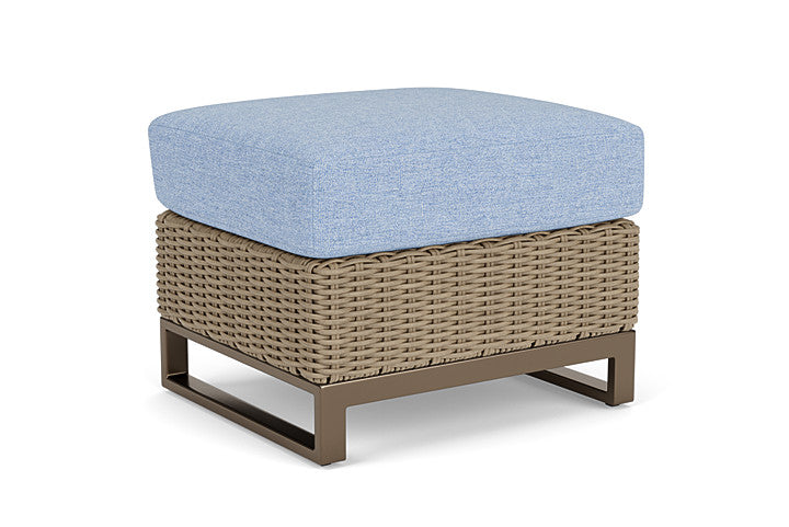 Lloyd Flanders - Milan Ottoman In Brushwood Finish With Demo Skyway Fabric - 475017188065 view 2