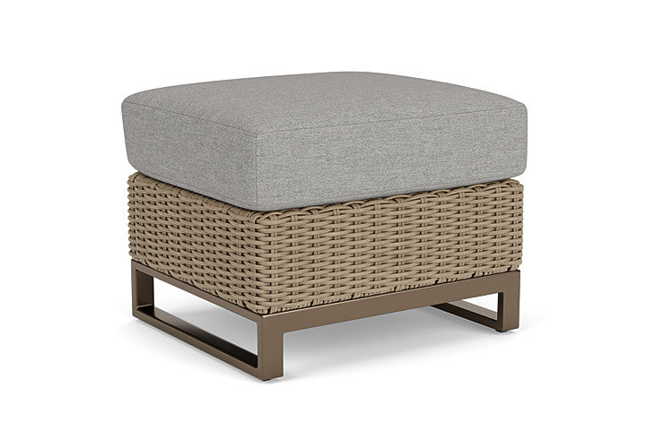 Lloyd Flanders - Milan Ottoman In Brushwood Finish With Demo Stone Fabric - 475017188095 view 2