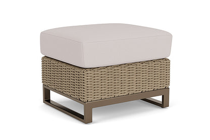 Lloyd Flanders - Milan Ottoman In Brushwood Finish With Fife Fog Fabric - 475017188181 view 1