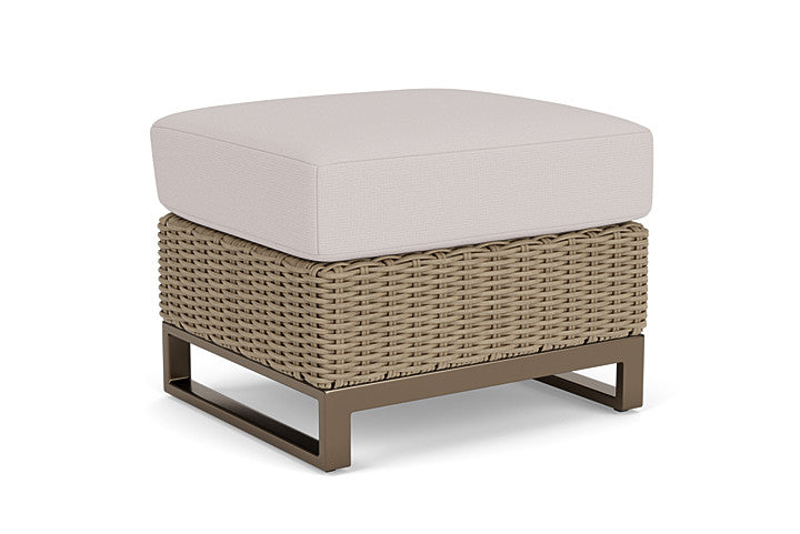 Lloyd Flanders - Milan Ottoman In Brushwood Finish With Fife Fog Fabric - 475017188181 view 2