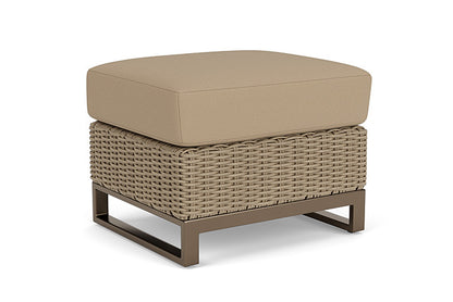 Lloyd Flanders - Milan Ottoman In Brushwood Finish With Fife Sahara Fabric - 475017188742 view 1