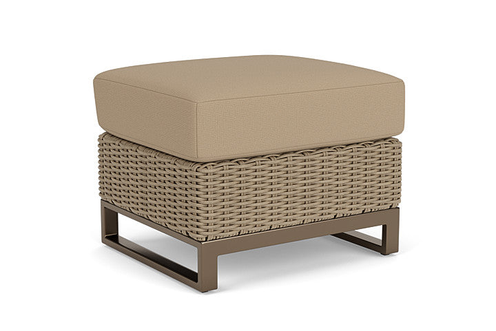Lloyd Flanders - Milan Ottoman In Brushwood Finish With Fife Sahara Fabric - 475017188742 view 2