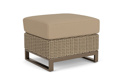 Lloyd Flanders - Milan Ottoman In Brushwood Finish With Fife Sahara Fabric - 475017188742 view 2