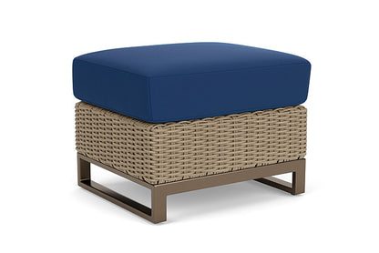 Lloyd Flanders - Milan Ottoman In Brushwood Finish With Flagship Lapis Fabric - 4750171881813 view 1