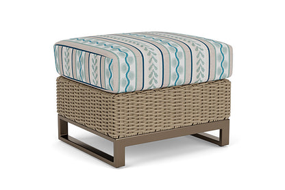 Lloyd Flanders - Milan Ottoman In Brushwood Finish With Ilona Resort Fabric - 4750171882069 view 2
