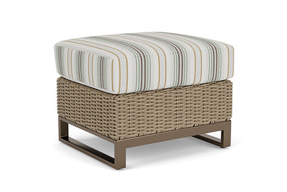 Lloyd Flanders - Milan Ottoman In Brushwood Finish With Jansen Eucalyptus Fabric - 4750171882061 view 2