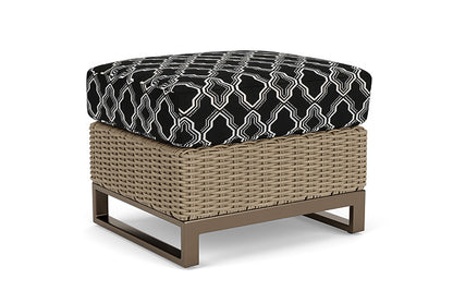 Lloyd Flanders - Milan Ottoman In Brushwood Finish With Luna Onyx Fabric - 4750171882071 view 1