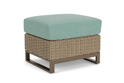 Lloyd Flanders - Milan Ottoman In Brushwood Finish With Pavian Pool Fabric - 4750171882045 view 1